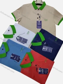 Wholesale Men's Casual Logo Short Sleeve Polo Shirt, LIUHUA CLOTHING WHOLESALE