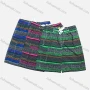 Wholesale Men's Casual Splicing Striped Pattern Flap Pockets Drawstring Shorts 1702# preview