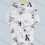 Wholesale Men's Plus Size Casual Round-neck Short Sleeve Letters Graphic Camo Tee preview