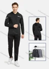 Wholesale Men's Athletic Long Sleeve Drawstring Running Hooded Sweatshirts - Liuhuamall