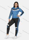 Wholesale Women's Sport Hooded Colorblock Zipper Long Sleeve Top & Jogger Sets - Liuhuamall