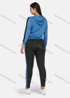 Wholesale Women's Sport Hooded Colorblock Zipper Long Sleeve Top & Jogger Sets - Liuhuamall