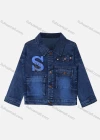 Wholesale Boy's Casual Letter Embroidery Flap Pockets Buttons Down Long Sleeve Denim Shirt Jacket - Liuhuamall