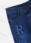 Wholesale Boy's Casual Distressed Letter Embroidery Straight Leg Ankle Length Jean - Liuhuamall