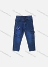 Wholesale Boy's Casual Distressed Letter Embroidery Straight Leg Ankle Length Jean - Liuhuamall