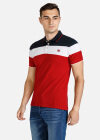 Wholesale Men's Colorblock Short Sleeve Polo Shirt - Liuhuamall