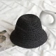 Wholesale Women's Plain Sun Protection Brim Fishing Hat Black Clothing Wholesale Market Liuhua