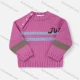 Wholesale Baby's Long Sleeve Letter Striped Button Side Pullover Sweater 3# Clothing Wholesale Market Liuhua