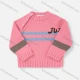 Wholesale Baby's Long Sleeve Letter Striped Button Side Pullover Sweater 7# Clothing Wholesale Market Liuhua