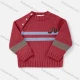 Wholesale Baby's Long Sleeve Letter Striped Button Side Pullover Sweater 29# Clothing Wholesale Market Liuhua