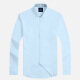 Men's Formal Plain Collared Long Sleeve Button Down Shirts 6# Clothing Wholesale Market -LIUHUA
