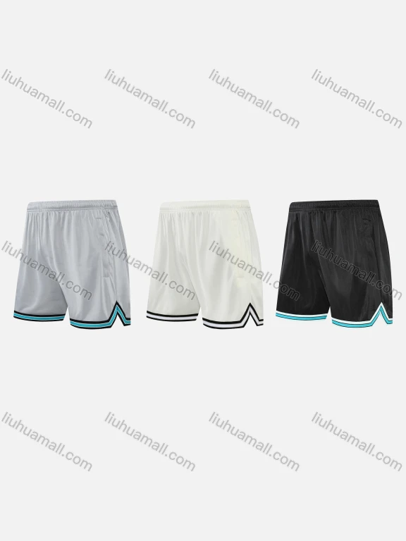 Wholesale Men's Athletic Workout Elastic Waist Shorts 11030#