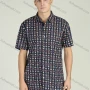 Wholesale Men's Short Sleeve Floral Print Button Front Casual Shirt preview