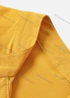 Wholesale Women's Mock Neck Long Sleeve Haft Button Patch Pocket High Low Hem Solid Shirt - Liuhuamall
