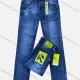Wholesale Men's Casual Distressed Zipper Pockets Labelled Decor Plain Jean 3# Clothing Wholesale Market Liuhua