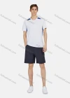 Wholesale Men's Sporty Round Neck Short Sleeve Colorblock Breathable T-Shirt - Liuhuamall