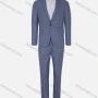 Wholesale Men's Formal Plain One Button Pockets Lapel Slim Fit Blazer & Trousers 2 Piece Sets preview