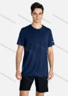 Wholesale Men's Sporty Crew Neck Breathable Reflective Stripes Quick Drying T-shirts - Liuhuamall