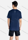 Wholesale Men's Sporty Crew Neck Breathable Reflective Stripes Quick Drying T-shirts - Liuhuamall