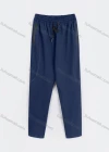 Wholesale Men's Sporty Plain Drawstring Elastic Waist Zipper Pockets Pants - Liuhuamall