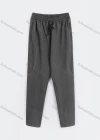 Wholesale Men's Sporty Plain Drawstring Elastic Waist Zipper Pockets Pants - Liuhuamall