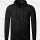 Wholesale Unisex's Men/Women Casual Drawstring Plain Zipper Long Sleeve Hoodie 512# Black Guangzhou Clothing Wholesale Market & Suppliers -LIUHUAMALL