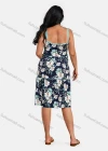 Wholesale Women's Spaghetti Strap Floral Print Nightgown - Liuhuamall