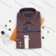 Wholesale Men's Slim Fit Long Sleeve Button Down Collar Oxford Cotton Plain Shirts DB220402-7# Brown Clothing Wholesale Market Liuhua