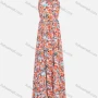 Wholesale Women's Casual Sleeveless Ruched Floral Print Cami Dress preview