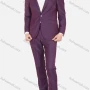 Wholesale Men's Fashion Plain Lapel One Button Flap Pockets Blazer & Trousers 2 Piece Sets preview