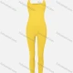 Wholesale Women's Sexy U Neck Spaghetti Strap Plain Ribbed Skinny Fit Jumpsuit 11# Clothing Wholesale Market Liuhua