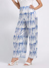 Wholesale Women's Cozy Loose Fit Tie Dye High Waist Pleated Wide Leg Pants - Liuhuamall