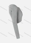 Wholesale Women's Sweetheart Neck Plain Long Sleeve Rib-Knit Crop Top - Liuhuamall
