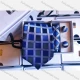 Wholesale Men's Fashion Plaid Contrast Tie & Pocket Square & Pair Cufflinks Sets Blue Clothing Wholesale Market Liuhua