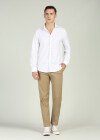 Wholesale Men's Business Button Down Long Sleeve Plain Shirt - Liuhuamall