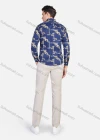 Wholesale Men's Allover Baroque Print Long Sleeve Slim Fit Casual Shirt - Liuhuamall