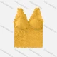 Wholesale Women's Pull-on Guipure Lace Petal Trim Longline bra Yellow Clothing Wholesale Market Liuhua