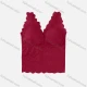 Wholesale Women's Pull-on Guipure Lace Petal Trim Longline bra Red Clothing Wholesale Market Liuhua