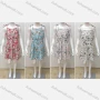 Wholesale Girls Causal Square Neck Sleeveless Tie Side Paisley Print Short Dress preview