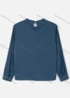 Wholesale Women's Causal V Neck Long Sleeve Rhinestone Plain Blouse - Liuhuamall