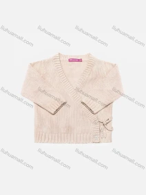 Wholesale Baby's Plain Wrap Plain Long Sleeve Long Sleeve Cute Sweater Cardigan, LIUHUA CLOTHING WHOLESALE