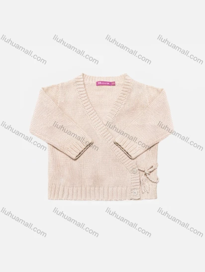 Wholesale Baby's Plain Wrap Plain Long Sleeve Long Sleeve Cute Sweater Cardigan