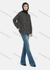 Wholesale Women's Casual Allover Print Long Sleeve Shirt 1180# - Liuhuamall