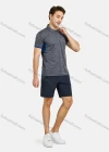 Wholesale Men's Athletic Colorblock Running Polo Shirts - Liuhuamall