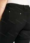 Wholesale Women's Ripped Pockets Rhinestone Tailored Straight Leg Long Pants - Liuhuamall