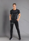 Wholesale Men's Athletic Workout Breathable Plain Quick Dry Fitness Short Sleeve T-shirt JS12009# - Liuhuamall