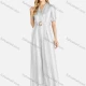 Wholesale Women's Casual Striped Wrap Short Sleeve Wide Leg Jumpsuit With Belt 1# Guangzhou Clothing Wholesale Market & Suppliers -LIUHUAMALL