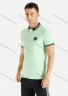 Wholesale Men's Checkboard Trim Plain Slim Fit Polo Shirt - Liuhuamall