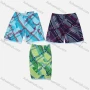 Wholesale Men's Casual Drawstring Splicing Pattern Flap Pockets Beach Shorts 159# preview