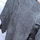 Wholesale Men's Casual Plain Long Sleeve Zipper Hooded Thermal Jacket Gray Clothing Wholesale Market Liuhua
